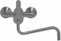 WALL-MOUNTED MIXER TAP 2-HOLE ST./STEEL