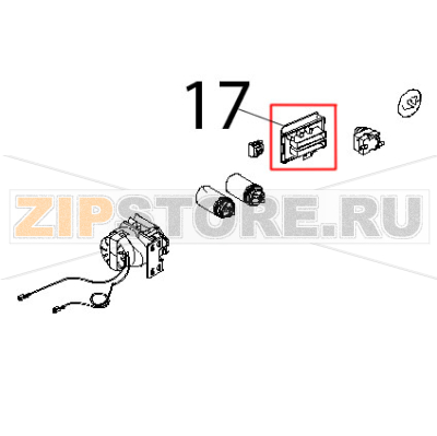 Cavo 5x1.5 mmq, H07RN-F, L=1.5m+MORS.K1/6 Unox XF 193 Cavo 5x1.5 mmq, H07RN-F, L=1.5m+MORS.K1/6 Unox XF 193Запчасть на деталировке под номером: 17