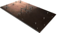 Plate c/w bolts for clam griddle