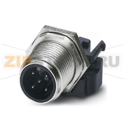 Встраиваемый штекер для датчика / исполнительного элемента Phoenix Contact SACC-DSIV-M12MS-5CON-L180 5 контактов, M12, с механическим ключом типа А, монтаж с задней части стенки / винтовой монтаж с резьбой М12, защита от скручивания, с прямыми выводами под пайку.Минимальный заказ: 10 шт.Упаковка: 10 шт.