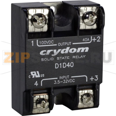 Реле твердотельное 100 А, 100 В/DC, 1 шт Crydom D1D100 