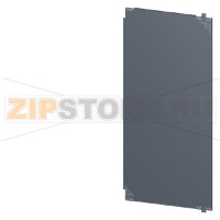 SIVACON, mounting plate, for cabinet side, perforated, D: 1000 mm, H: 2000 mm, zinc-plated Siemens 8MF1000-2AK13-0