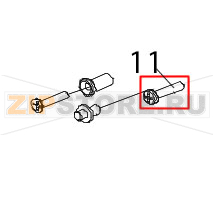 Screw M2.5x12 Zebra TTP-2010 Screw M2.5x12 Zebra TTP-2010Запчасть на деталировке под номером: 11