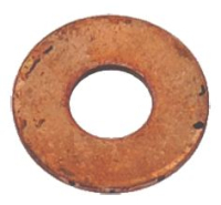 PIASTRA D&#039;APPOGGIO IN RAME 14x6,5x1 mm