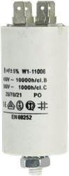 CAPACITOR 8þF - 450V - 6þm WHIRLPOOL 481 