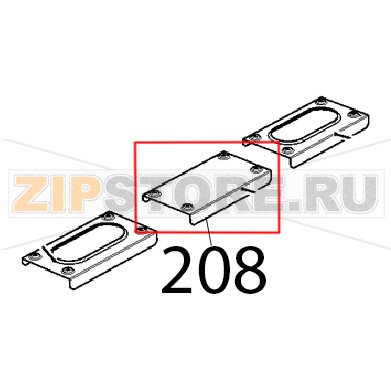 Scudo intermedio Unox XBC 615EG Scudo intermedio Unox XBC 615EGЗапчасть на деталировке под номером: 208