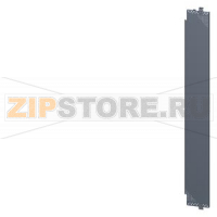 SIVACON, mounting plate, for cabinet side, perforated, D: 400 mm, H: 2000 mm, zinc-plated Siemens 8MF1004-2AK13-0