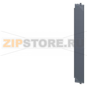SIVACON, mounting plate, for cabinet side, perforated, D: 400 mm, H: 2000 mm, zinc-plated Siemens 8MF1004-2AK13-0 
