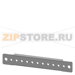 SIVACON, mounting rail, compact for door width 300 mm L: 166 mm, zinc-plated Siemens 8MF1016-2AS30 