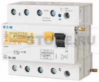Блок УЗО для PLHT, 125А, 0,5 А, 4 полюса, тип АС Eaton PBHT-125/4/05