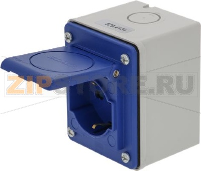 НАСТЕННАЯ РОЗЕТКА СТАНДАРТА CEE 7/3 (SCHUKO) 16 А 2P+E 