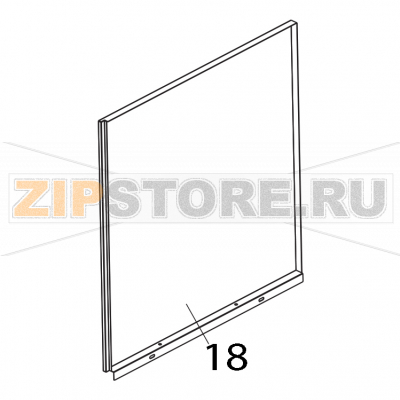 Pannello laterale sinistro Elettrobar Fast 80 Pannello laterale sinistro Elettrobar Fast 80Запчасть на деталировке под номером: 18