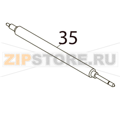 Ribbon shaft Toshiba TEC B-SX5T-TS12/22-QQ Ribbon shaft Toshiba TEC B-SX5T-TS12/22-QQЗапчасть на деталировке под номером: 35
