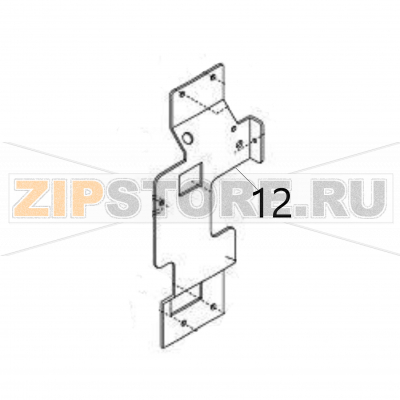 Support plate Sato DR308e Support plate Sato DR308eЗапчасть на деталировке под номером: 12Название запчасти на английском языке: Support plate Sato DR308e.