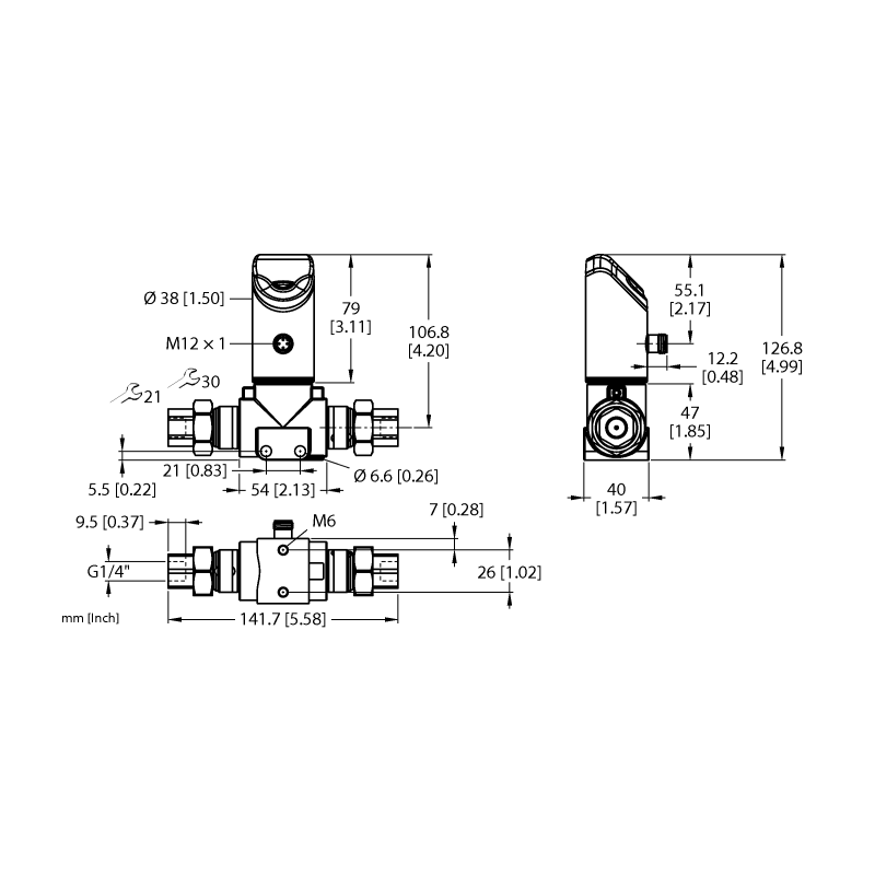 Датчик давления Turck PS325-10D-01-LI2UPN8-H1141 