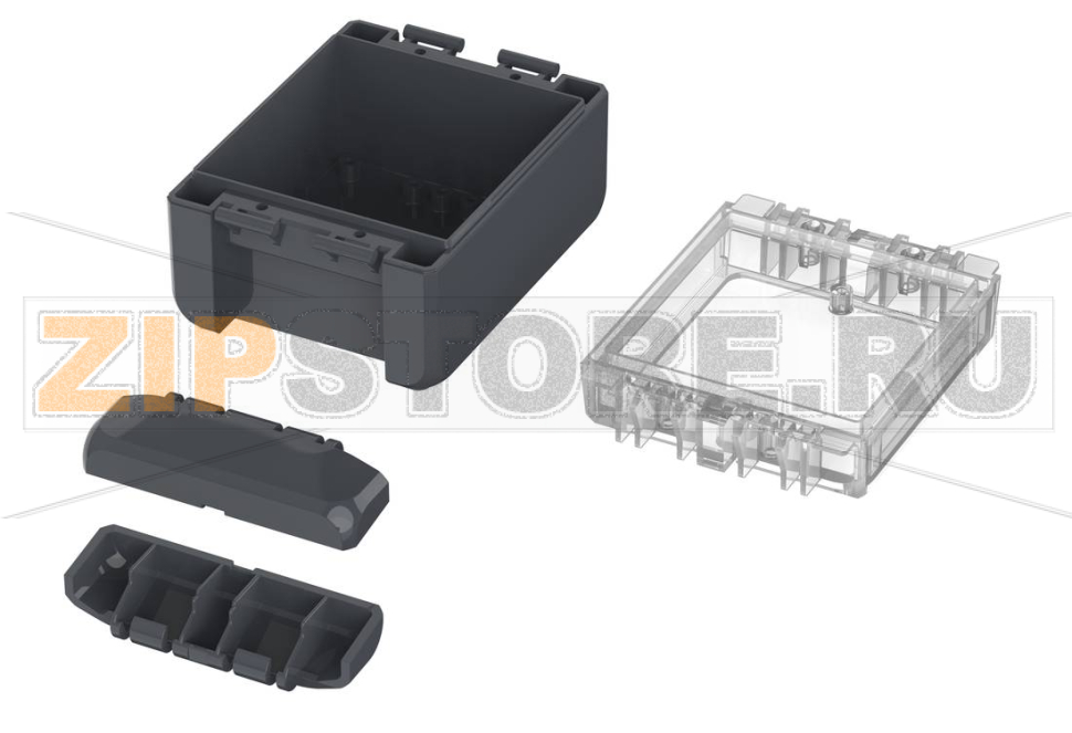 Корпус, 113x80x60 мм, поликарбонат UL 94 V0, прозрачная крышка Bopla B 100806 PC-V0-G 7024 