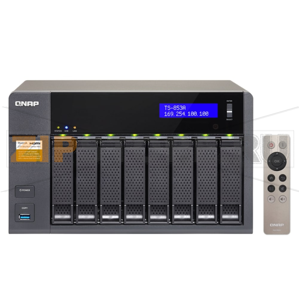 Накопитель сетевой QNAP TS-853A 