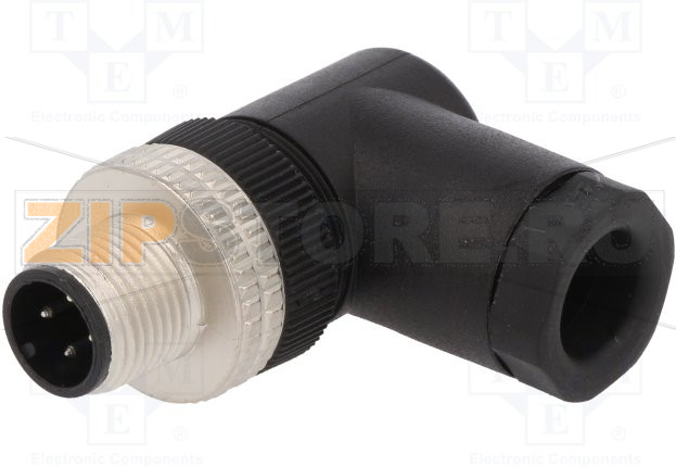 Разъем круглый M12, 4 контакта Hirschmann ELWIST 4012 PG9 