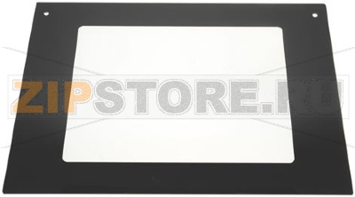 VETRO SERIGRAFATO NERO 590x440 mm 