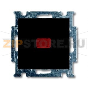 Выключатель одноклавишный, черный ABB 2CKA001413A1097 