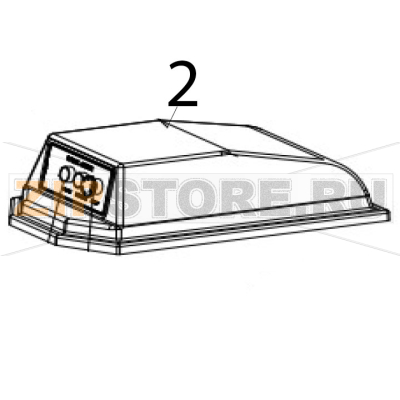 Top cover Hurakan HKN-20SN Top cover Hurakan HKN-20SNЗапчасть на деталировке под номером: 2