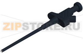 Щуп тестовый 4 мм, черный Hirschmann KLEPS 30 BLACK 
