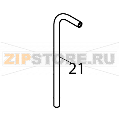 Black rubber pipe Ø17xØ10x300 Fagor FI-2700I Black rubber pipe Ø17xØ10x300 Fagor FI-2700IЗапчасть на деталировке под номером: 21Название запчасти Fagor на английском языке: Black rubber pipe Ø17xØ10x300 FI-2700I.