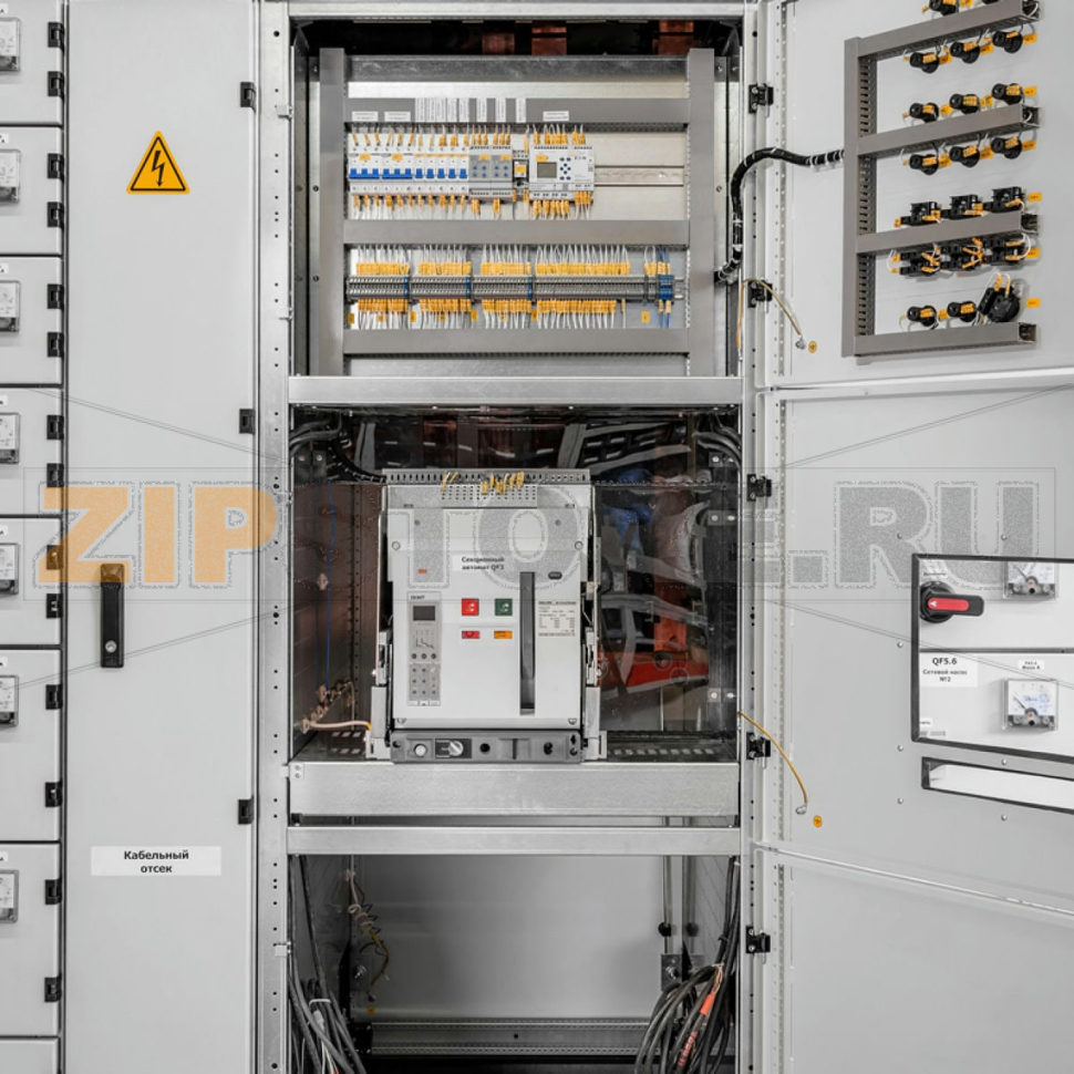 Выключатель автоматический 3200 A, 100 кA, воздушный Chint NA8G-3200-3200M/4P 