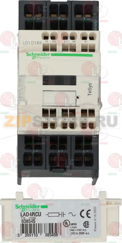 КОНТАКТОР SCHNEIDER LC1D183P7 