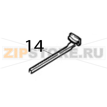 Rack (Right), MOQ 5 pcs TSC TTP-243E Pro Rack (Right), MOQ 5 pcs TSC TTP-243E ProЗапчасть на деталировке под номером: 14