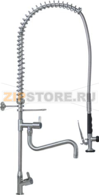PRE-RINSE UNIT INOX 1140 mm W/TAP 