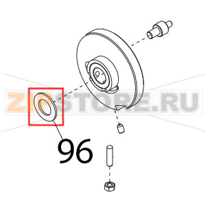 Rondella ondulata 19 Sirman Palladio 350 Automec Rondella ondulata 19 Sirman Palladio 350 AutomecЗапчасть на деталировке под номером: 96