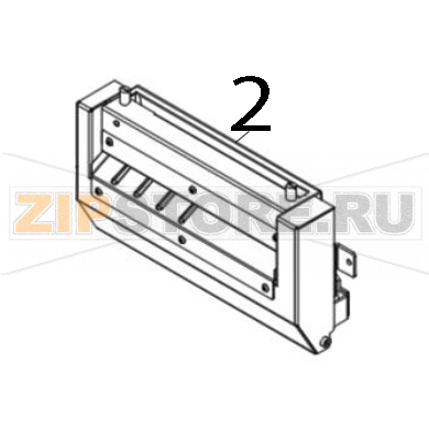 Отрезчик гильотинный TSC MH361T Резак (нож, автоотрезчик) гильотинный для принтера TSC MH361TЗапчасть на деталировке под номером: 2