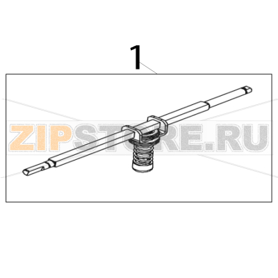 Kit pivot bar and toggle assy RH Zebra 110PAX4 Kit pivot bar and toggle assy RH Zebra 110PAX4Запчасть на деталировке под номером: 1