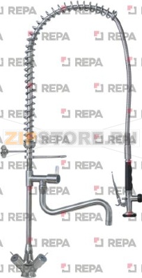 PRE-RINSE UNIT ST. STEEL 1140 mm W/TAP 
