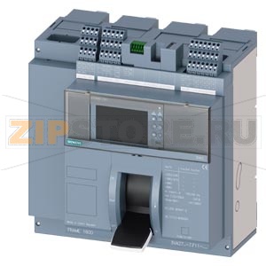 fixed-mounted molded case circuit breaker w. handle frame 1600; 4AUX and trip alarm switch S24; Icu "C" Icu=110kA @ 415V, 4-pole, right ETU660, LSIG, In=1250A display, meas., comm. function Ir=500...1250A Isd=0.6...10xIn, Ii=1.5...15xIn N conductor protec 