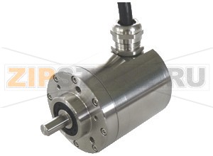 Инкрементальный поворотный шифратор Incremental rotary encoder RVS70E Pepperl+Fuchs General specificationsDetection typephotoelectric samplingDevice typeIncremental rotary encoderPulse count1024  and 2048Functional safety related parametersMTTFd140 aMission Time (TM)20 aL10h1.6 E+9 at 3000 rpmDiagnostic Coverage (DC)0 %Electrical specificationsOperating voltage5 V &plusmn 5 %No-load supply currentmax. 70 mAOutputOutput typesine / cosine Amplitude1  Vss &plusmn 10 %Load currentmax. per channel 20 mA , short-circuit protected , Reverse polarity protectionOutput frequencymax. 200 kHz (3 dB limit)ConnectionCable&Empty 10.2 mm, Radox 9 x 0.5 mm2Standard conformityDegree of protectionDIN&nbspEN&nbsp60529, IP66 DIN&nbspEN&nbsp60529, IP67Climatic testingDIN&nbspEN&nbsp60068-2-78 , no moisture condensationEmitted interferenceEN&nbsp61000-6-4:2007/A1:2011Noise immunityEN&nbsp61000-6-2:2005Shock resistanceDIN&nbspEN&nbsp60068-2-27, 100&nbspg, 3&nbspmsVibration resistanceDIN&nbspEN&nbsp60068-2-6, 10&nbspg, 10&nbsp...&nbsp2000&nbspHzAmbient conditionsOperating temperatureGas Ex-area-40 ... 70 °C (-40 ... 158 °F)Dust Ex-area-40 ... 70 °C (-40 ... 158 °F)Storage temperatureGas Ex-area-40 ... 70 °C (-40 ... 158 °F)Dust Ex-area-40 ... 70 °C (-40 ... 158 °F)Mechanical specificationsMaterialCombination 1housing: anodized aluminum flange: anodized aluminum shaft: Stainless steel 1.4401 / AISI 316Combination 2 (Inox)housing: stainless steel 1.4404 / AISI 316L flange: stainless steel 1.4404 / AISI 316L shaft: Stainless steel 1.4401 / AISI 316Massapprox. 1300 g (combination 1) approx. 2300 g (combination 2)Rotational speedmax. 6000 min -1Moment of inertia400  gcm2Starting torque< 5 NcmShaft loadAxial110 NRadial150 NData for application in connection with hazardous areasEC-Type Examination CertificateZELM 14 ATEX 0519 X IECEx ZLM 14.0003XGroup, category, type of protection II 2G Ex db IIC T6 - T4 Gb  II 2D Ex tb IIIC T80°C DbDirective conformityDirective 94/9/ECIEC 60079-0:2011 EN 60079-0:2012+A11:2013 IEC&nbsp60079-1:2014 EN&nbsp60079-1:2014 IEC 60079-31:2013 EN&nbsp60079-31:2014