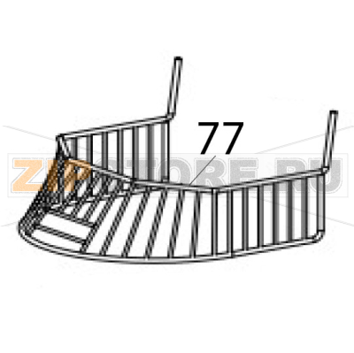 Protective grid Hurakan HKN-20SN2V Protective grid Hurakan HKN-20SN2VЗапчасть на деталировке под номером: 77