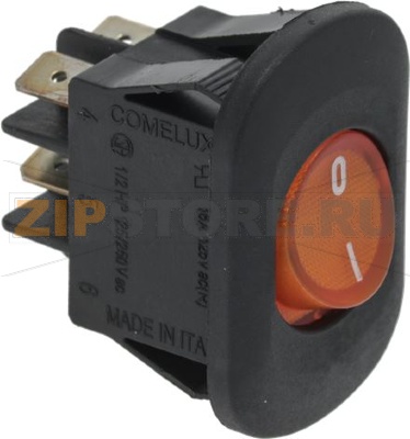 2-Х ПОЛЮСНЫЙ ПЕРЕКЛЮЧАТЕЛЬ, ОРАНЖЕВЫЙ, 16 А, 250 В 