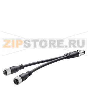 SIMATIC DP, Y-КАБЕЛЬ ДЛЯ РАСПРЕДЕЛЁННОЙ ПЕРИФЕРИИ, ДЛЯ ДВОЙНОГО ПОДКЛЮЧЕНИЯ КАНАЛОВ ВВОДА/ВЫВОДА ОДНИМ КАБЕЛЕМ К ET 200, 5-ШТЫРЬКОВЫЙ M12, 200MM Siemens 6ES7194-6KA00-0XA0 