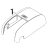 Top cover assembly / Blue TSC TTP-323