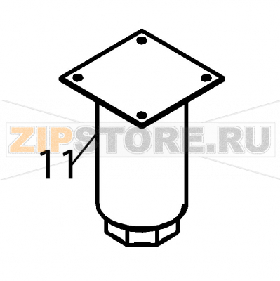 Adjustable leg Fagor AE-101 Adjustable leg Fagor AE-101Запчасть на деталировке под номером: 11Название запчасти Fagor на английском языке: Adjustable leg AE-101.