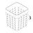 Cutlery basket Fagor AD-64 C