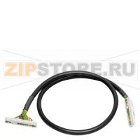 Неэкранированный соединительный кабель для SIMATIC S7-1500 между специальным фронтальным соединителем и терминальным блоком, 50 X 0.14 кв.мм с IDC-разъёмами, длина 6,5M Siemens 6ES7923-5BG50-0CB0