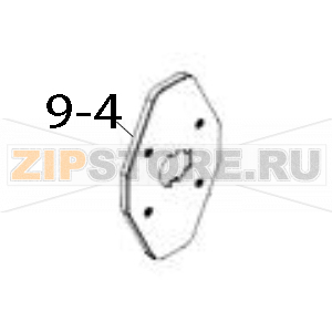 External label roll guard for internal rewinding spindle assembly TSC MB340 External label roll guard for internal rewinding spindle assembly TSC MB340Запчасть на деталировке под номером: 9-4