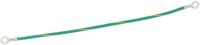 WIRE, JUMPER, 14AWG, GREEN W/YELLOW