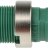 Штекер 4 мм, 25 A, 1000 В/AC/DC, зеленый Hirschmann 972355104 - Штекер 4 мм, 25 A, 1000 В/AC/DC, зеленый Hirschmann 972355104