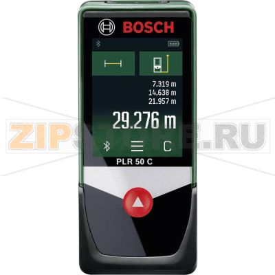 Дальномер лазерный, диапазон измерения: 50 м Bosch PLR 50 C 