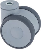 SWIVEL WHEEL DOUBLE WITHOUT BRAKE