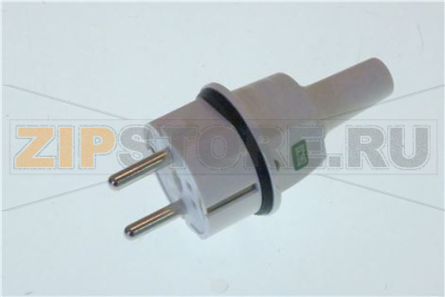 PLUG CEE7/4 STRAIGHT 3-PIN P+N+T 16A 